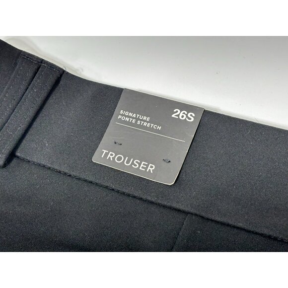 Studio By Torrid Signature Ponte Stretch Trouser Black Women Size 26S - Picture 8 of 8